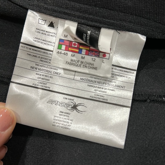 Spyder black & white plaid jacket - Picture 8 of 12